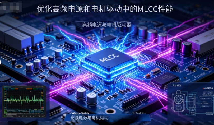 With the continuous increase in power density of electric vehicles (EVs) and inverter systems, MLCCs play an increasingly critical role in high-frequency power filtering and direct-drive motor applications.